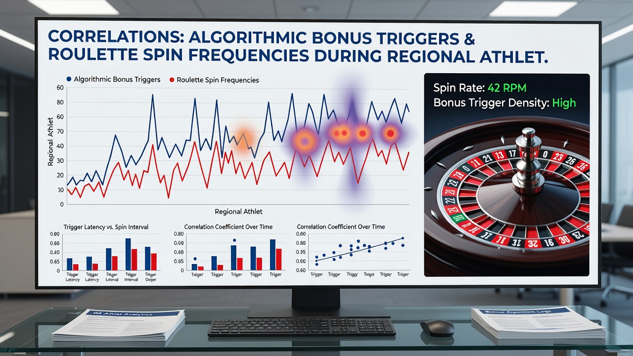 Graph overlay on mobile screen showing spin frequency spikes aligned with athletics event timelines